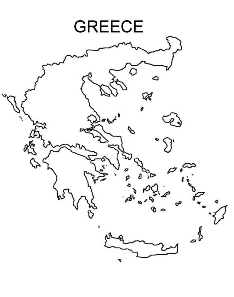 Greece coloring pages