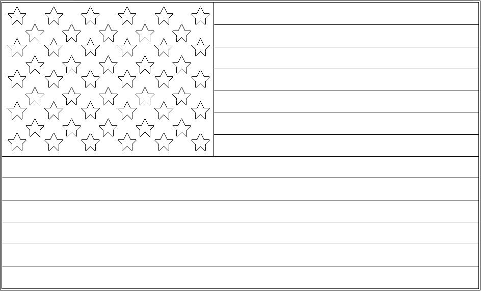 Patriotic flag coloring pictures