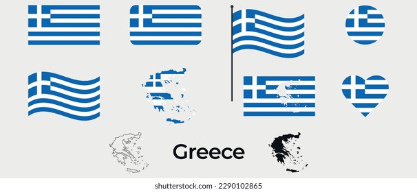 Greek flag stock photos and pictures