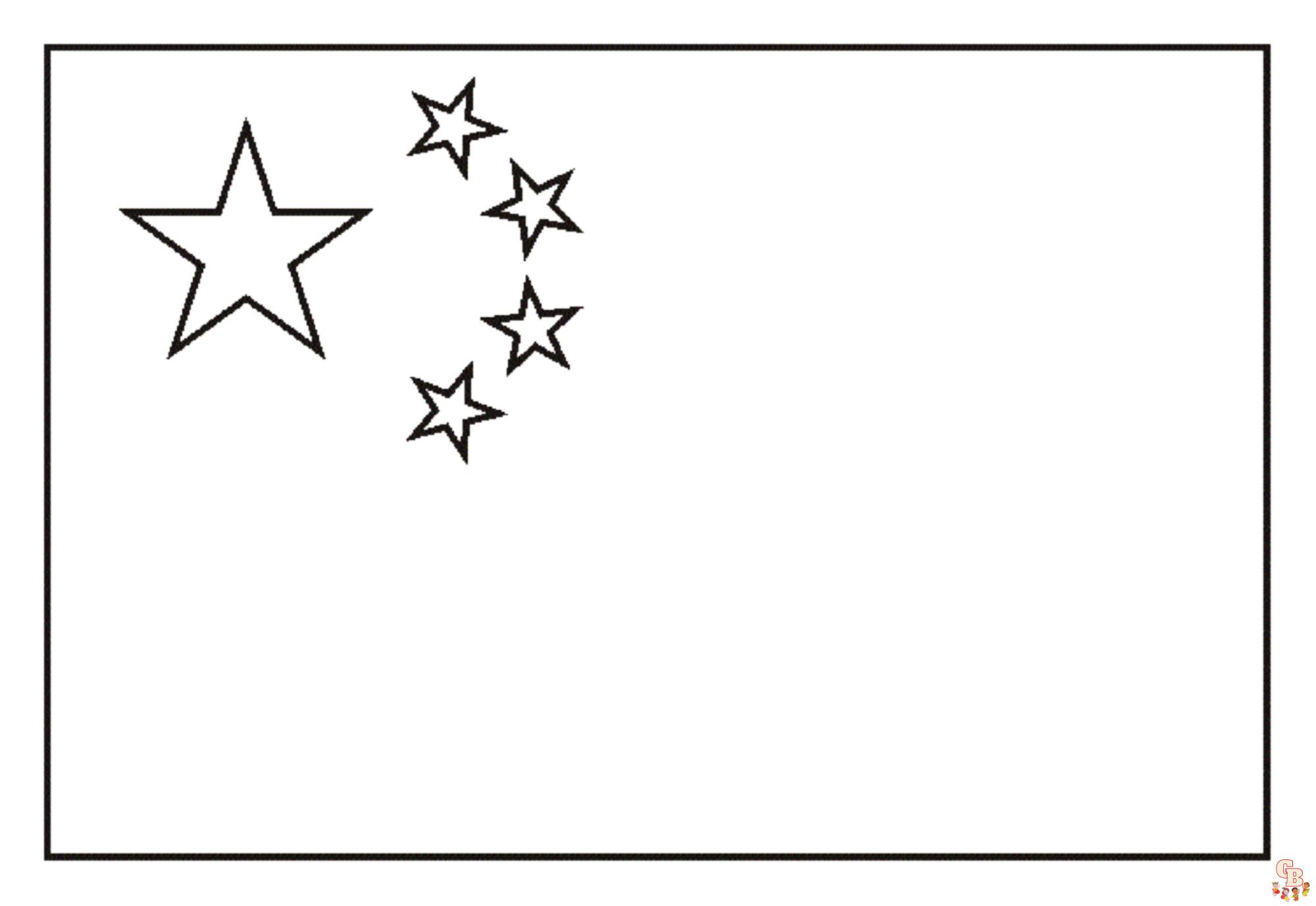 Fun and educational flag coloring pages for kids