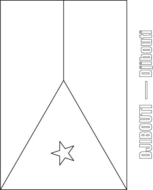 Djibouti flag coloring page download free djibouti flag coloring page for kids best coloring pages