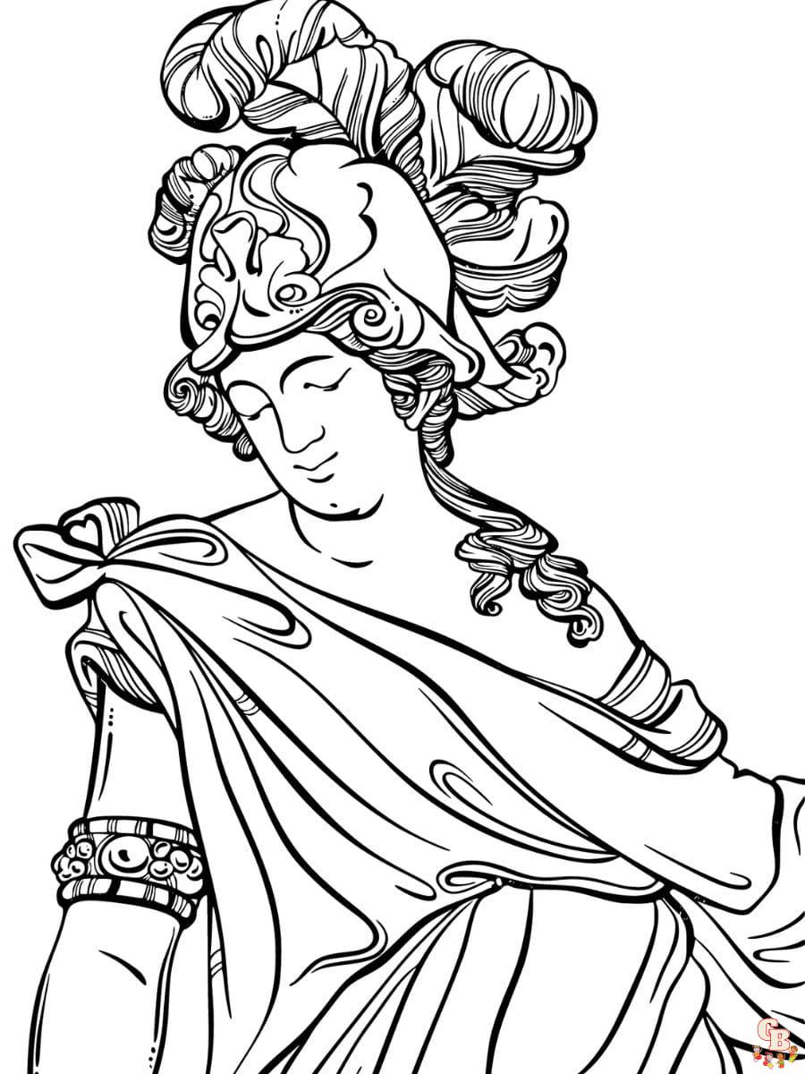 Printable greek mythology coloring pages free