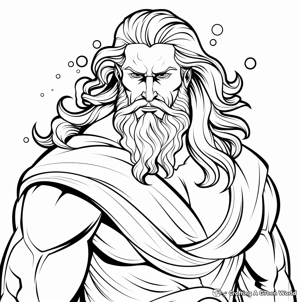 Greek gods coloring pages