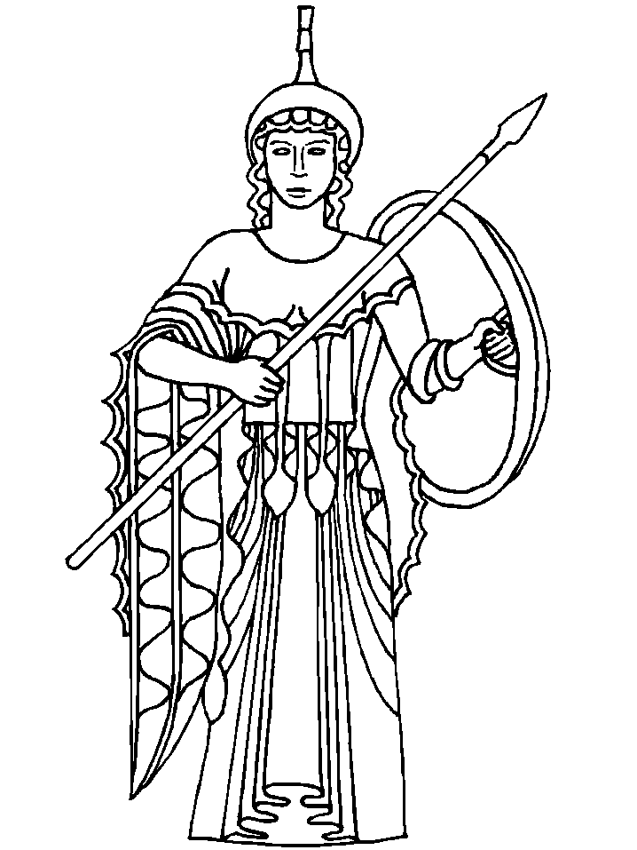 Greek mythology coloring pages