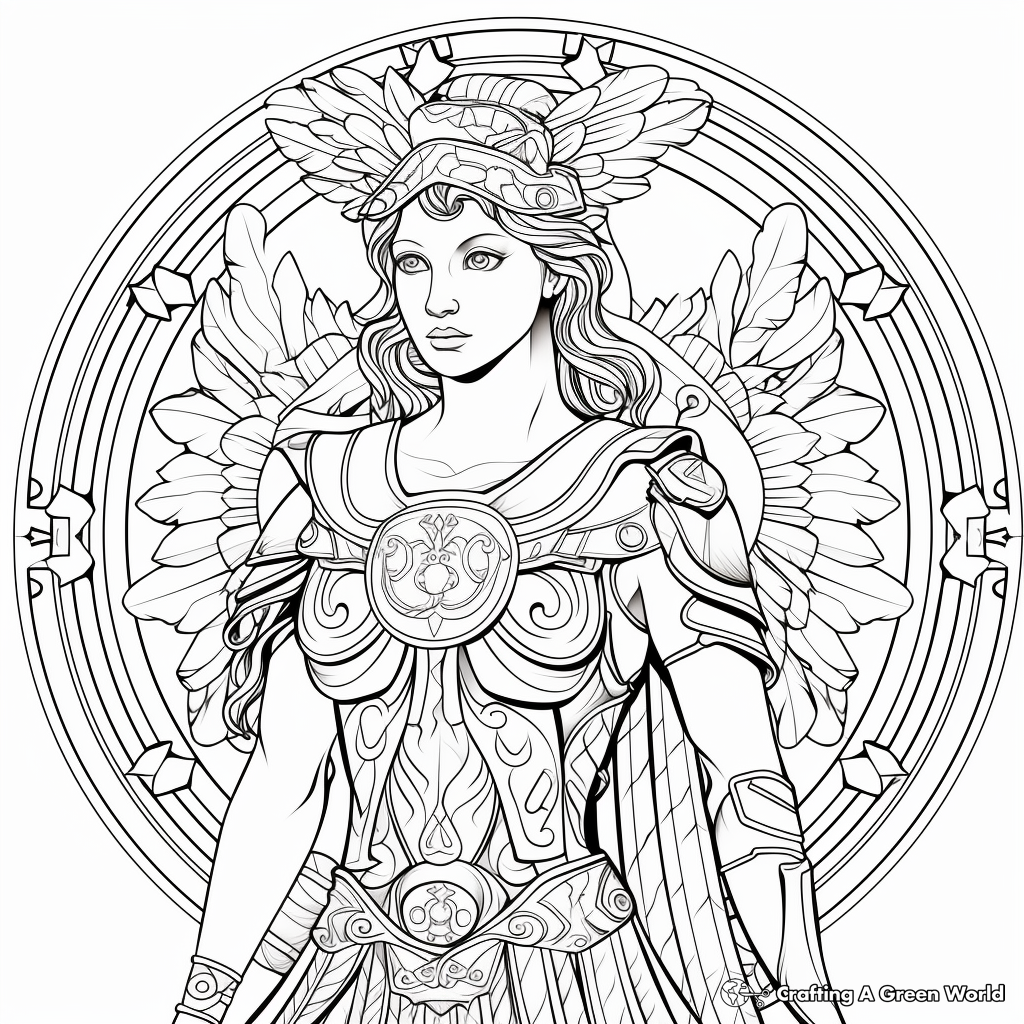 Greek gods coloring pages