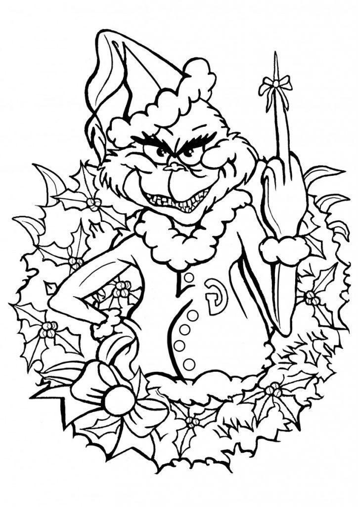 Fun grinch coloring pages