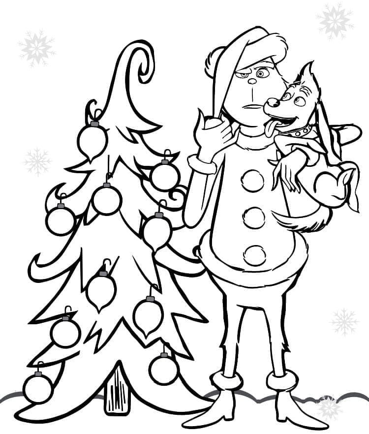 The grinch coloring pages