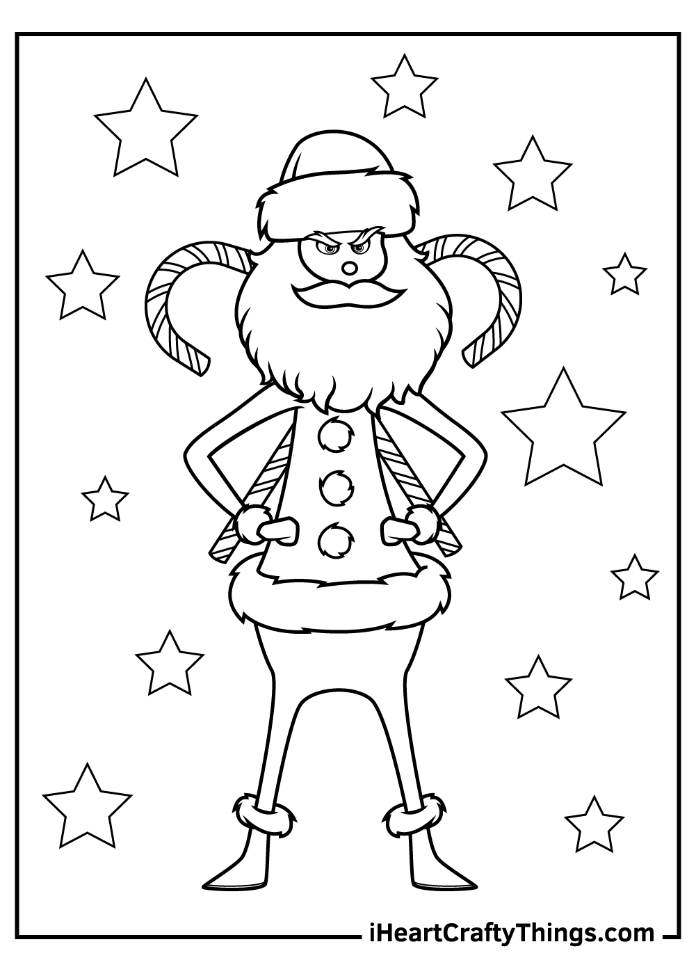 Grinch coloring pages free printables