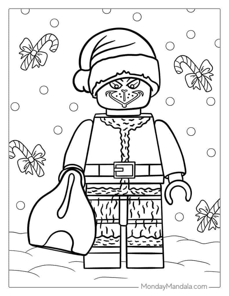 Grinch coloring pages free pdf printables