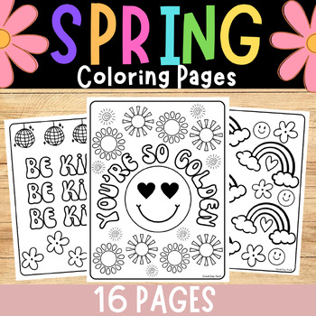 Groovy coloring pages tpt