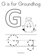 Groundhog day coloring pages