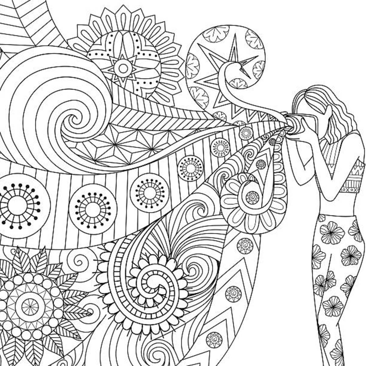 Free printable coloring pages for adults