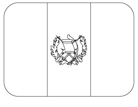 Flag of guatemala emoji coloring page free printable coloring pages