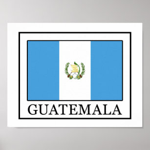 Guatemala flag posters prints