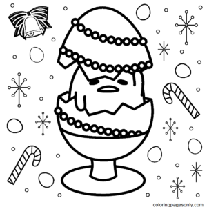 Gudetama coloring pages printable for free download