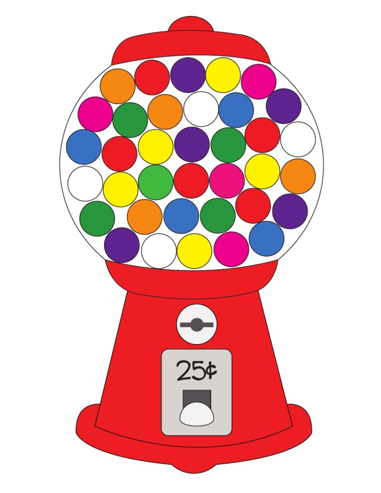 Gumball machine printable colors pdf