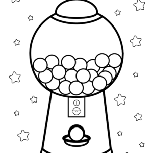 Candy coloring pages printable for free download