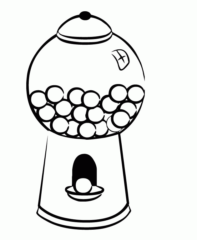 Free bubble gum machine coloring page download free bubble gum machine coloring page png images free cliparts on clipart library