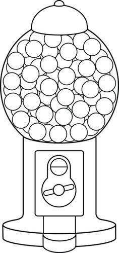 Gumball machine clip art