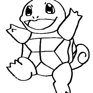 Squirtle coloring pages printable for free download