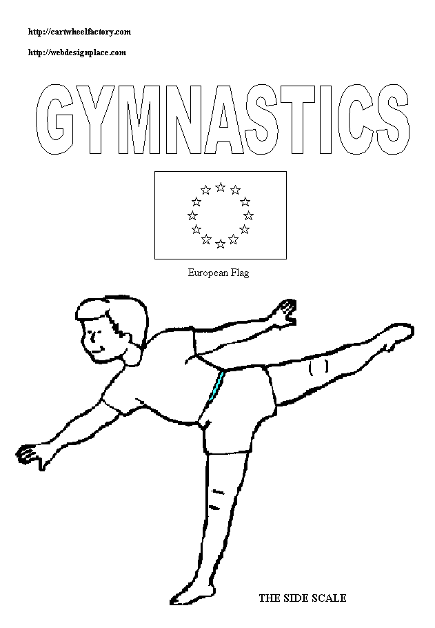 Cwf rubber flooring inc coloring book pages of gymnastic for kids