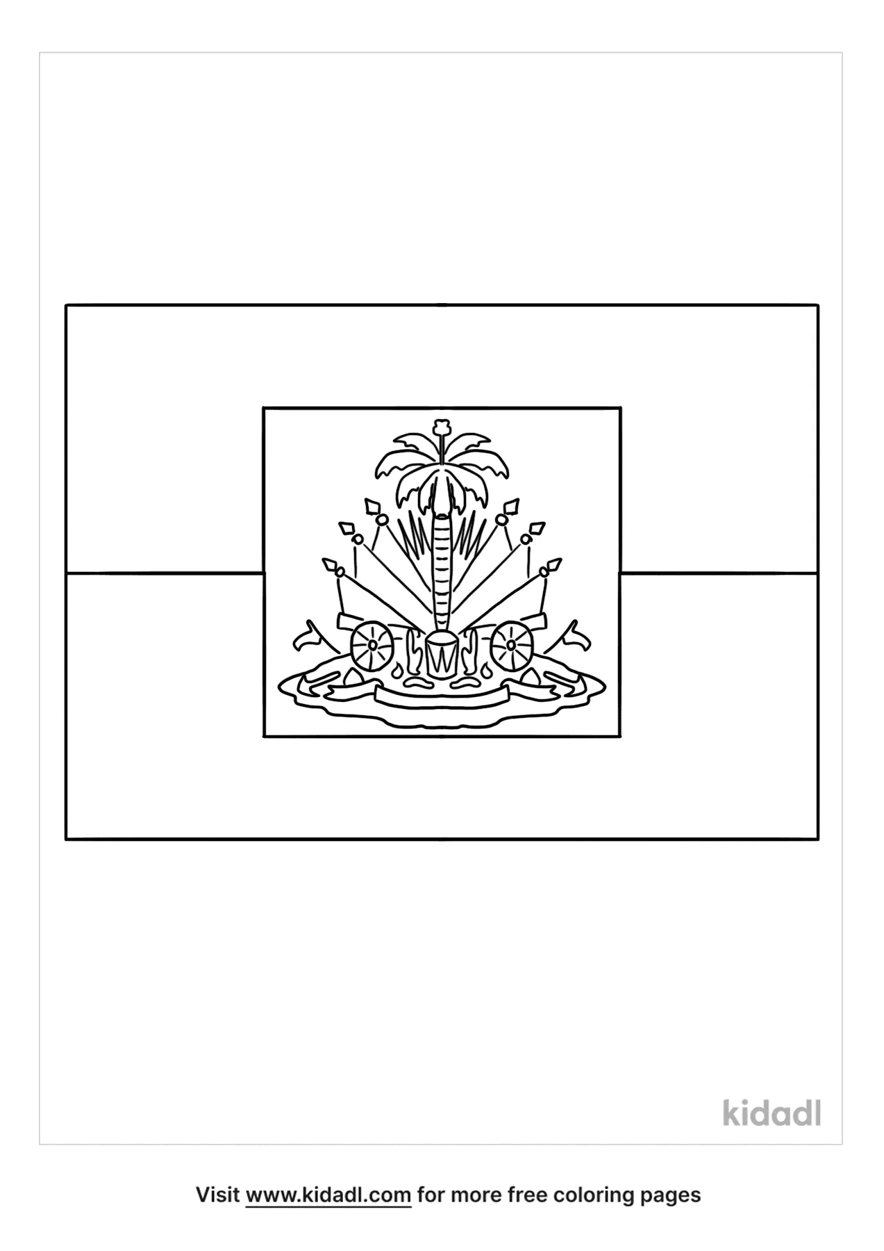 Free haitian flag coloring page coloring page printables