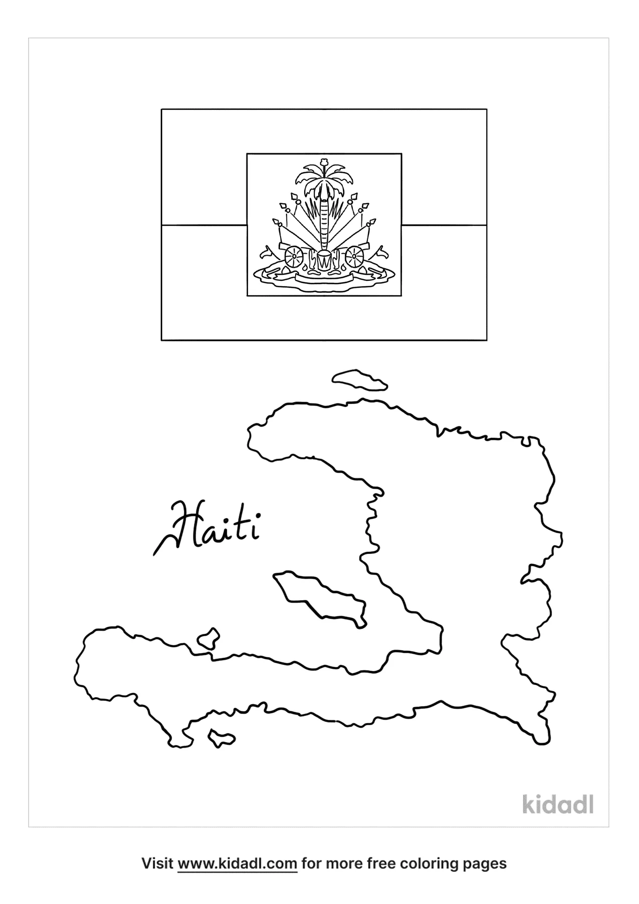 Free haitian flag coloring page coloring page printables