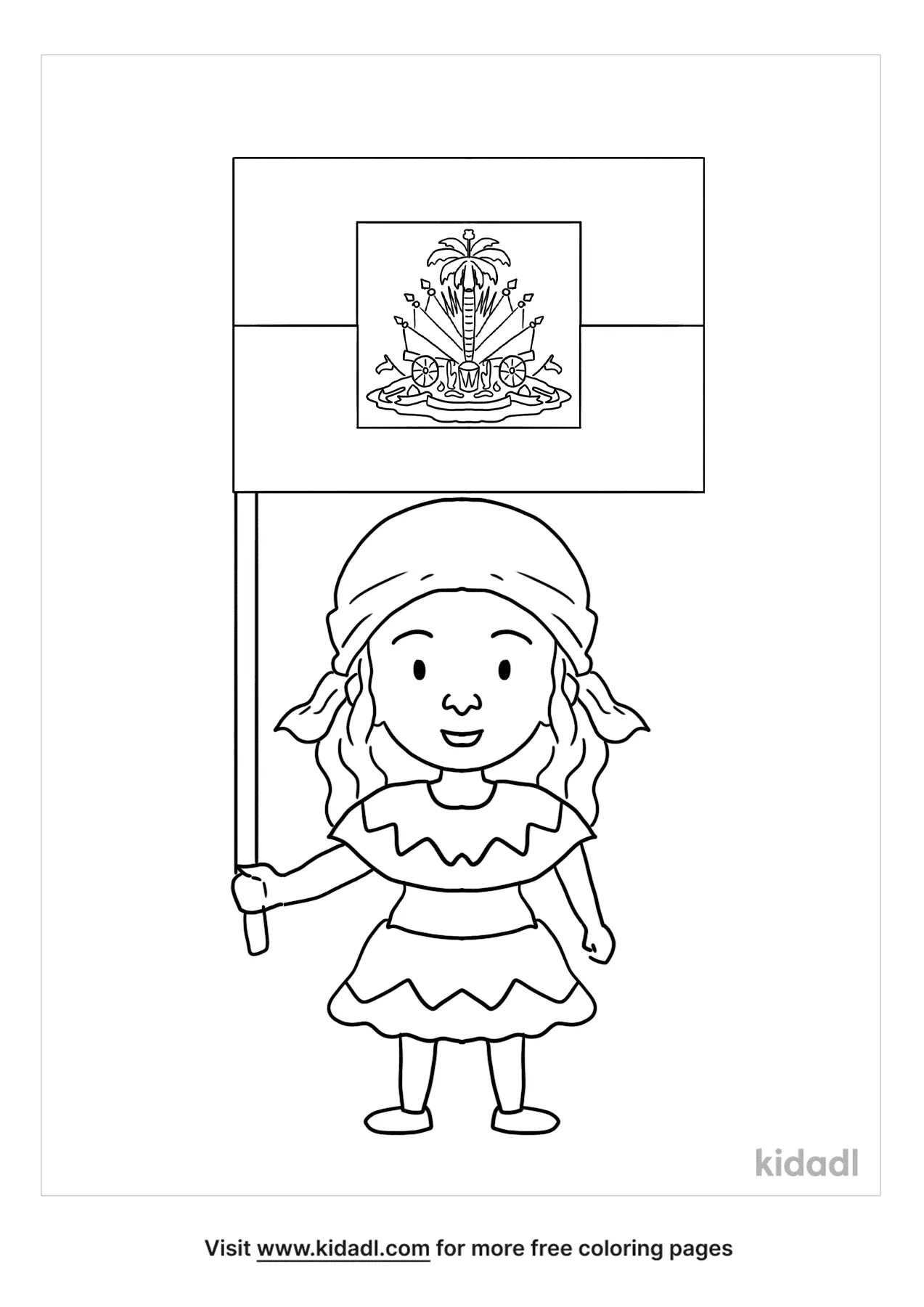 Free haitian flag coloring page coloring page printables