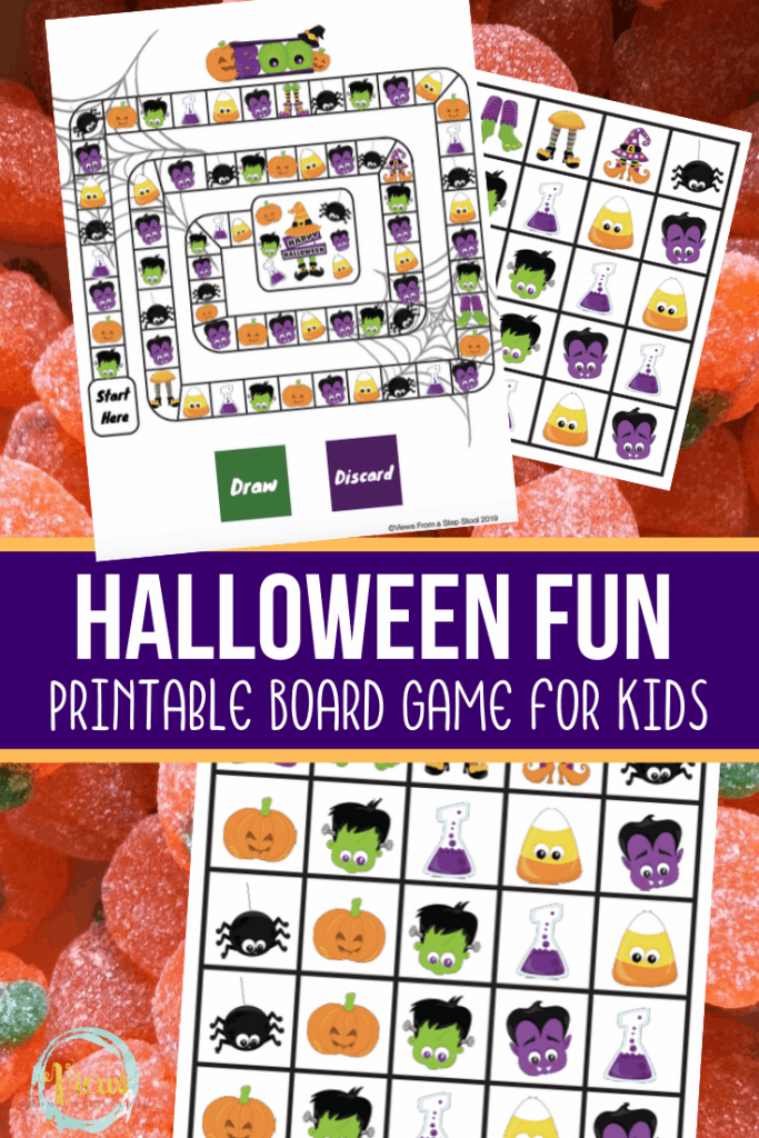 Free printable halloween board game