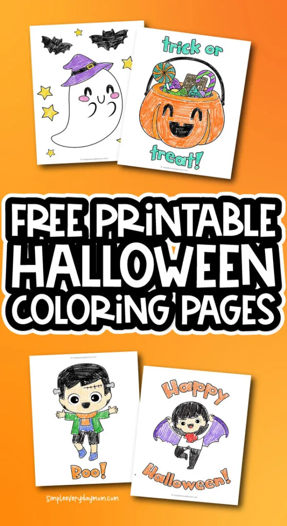 Free halloween coloring pages for kids