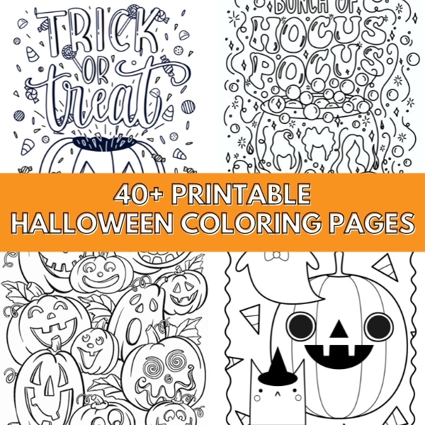 Free printable halloween coloring pages for all ages