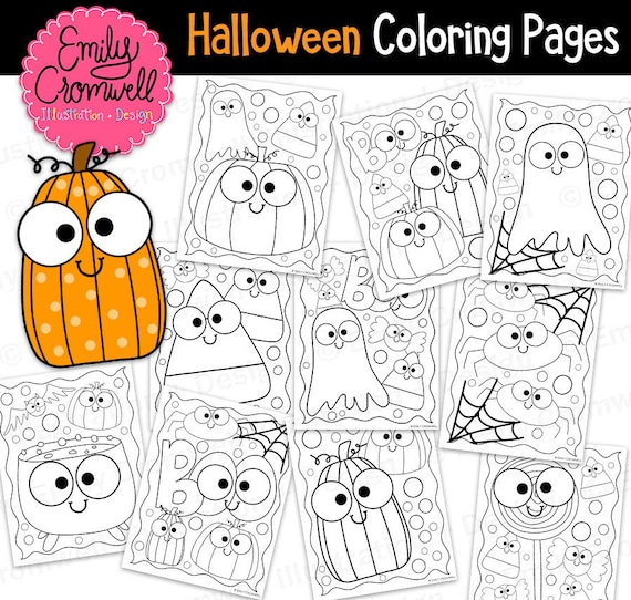 Best halloween coloring pages