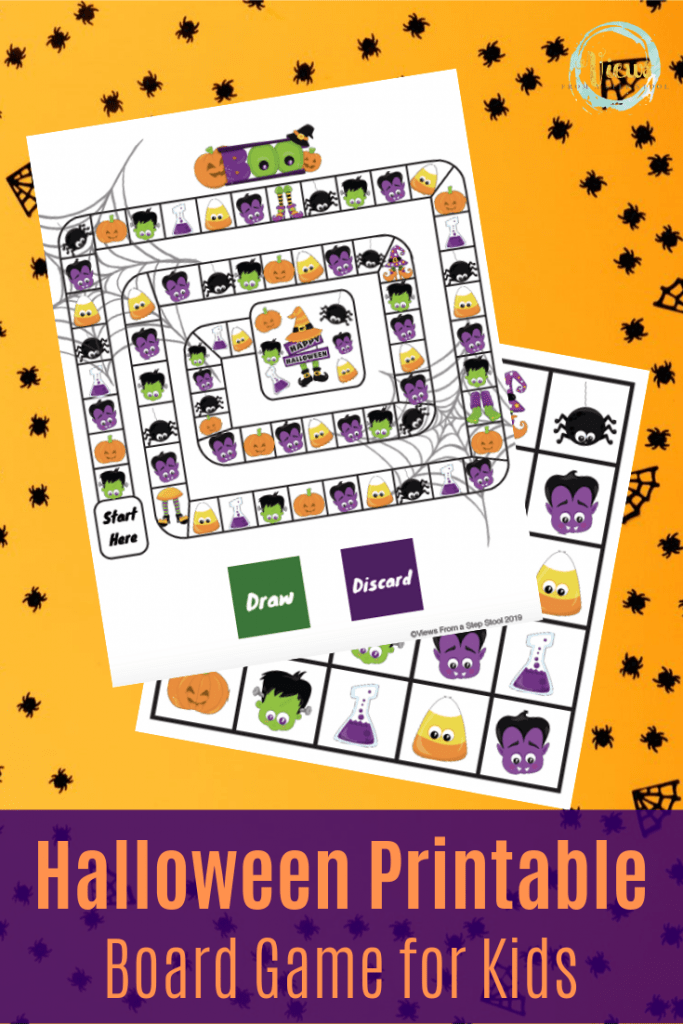 Free printable halloween board game