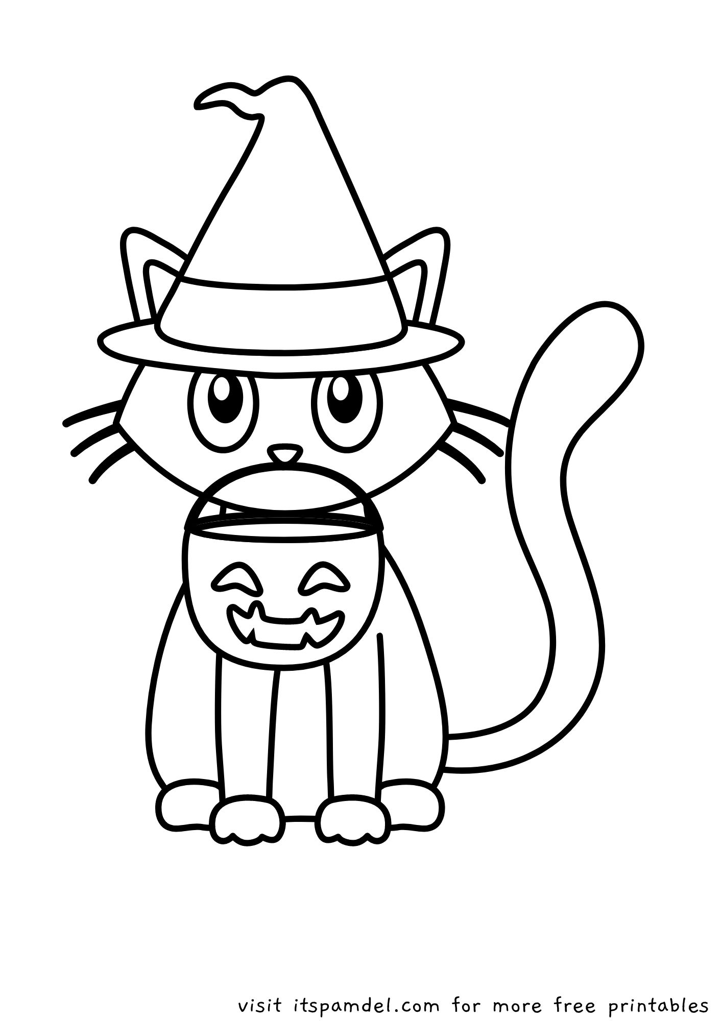 Free printable halloween coloring pages for kids its pam del