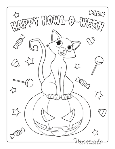 Free printable halloween coloring pages