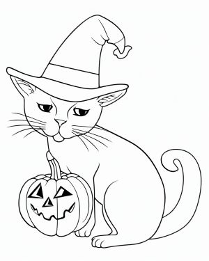 Halloween cat pages