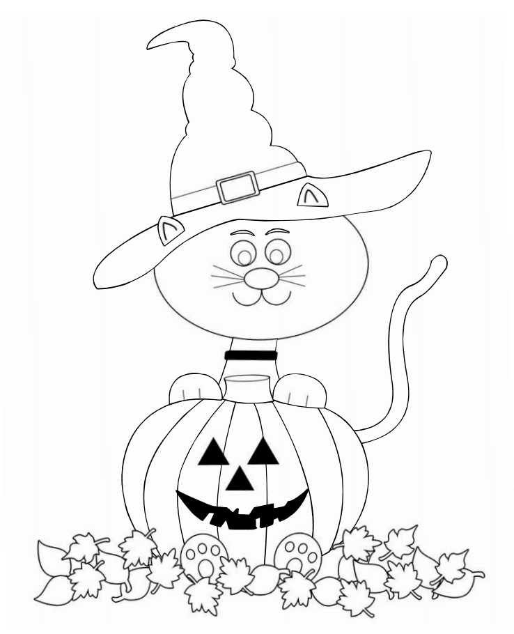 Free printable halloween coloring pages