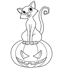 Top free printable halloween cat coloring pages online