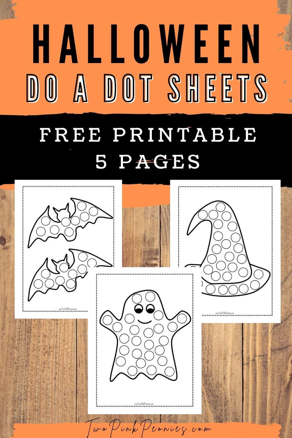 Halloween dot marker printables totally free with instant download