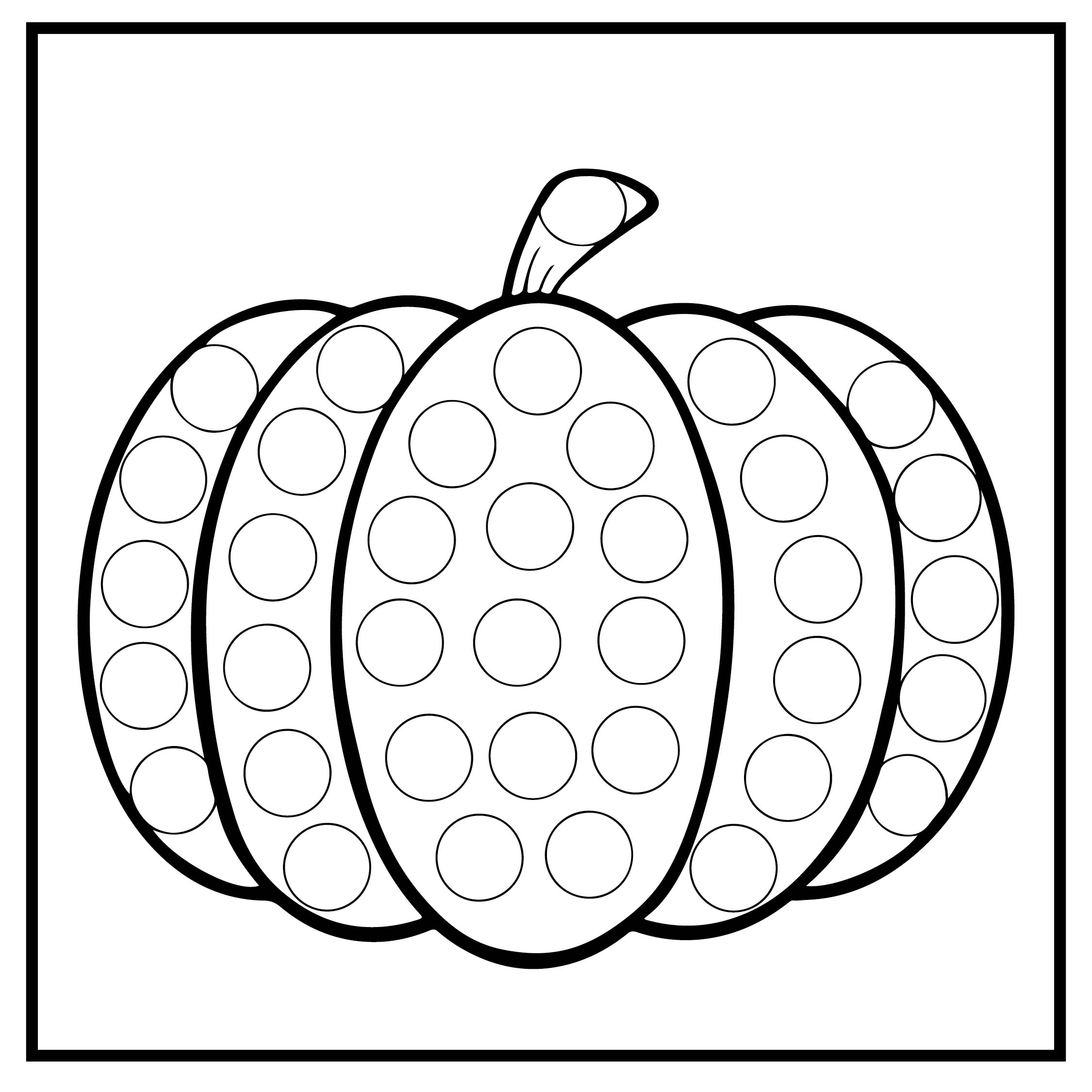 Best halloween do a dot printables pdf for free at