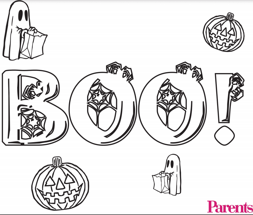 Free printable halloween coloring pages