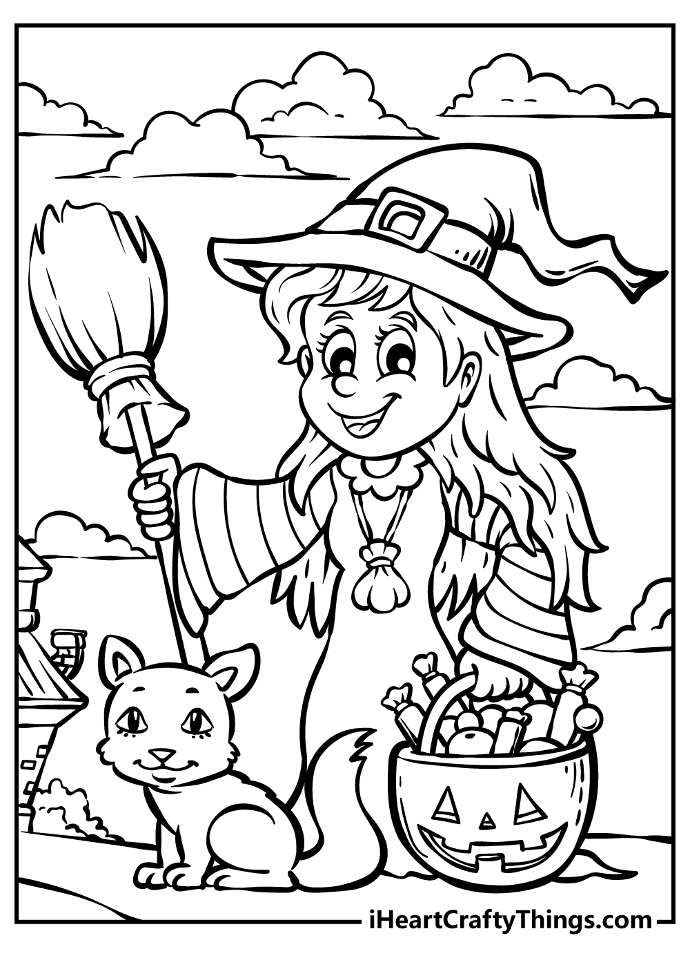 Halloween coloring pages free printables