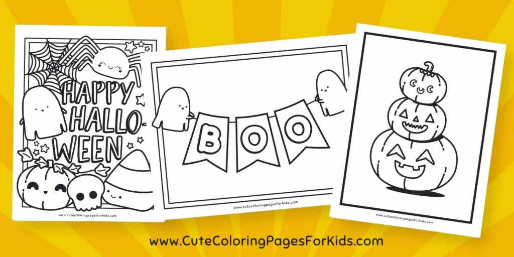 Printable halloween coloring pages download all pdfs