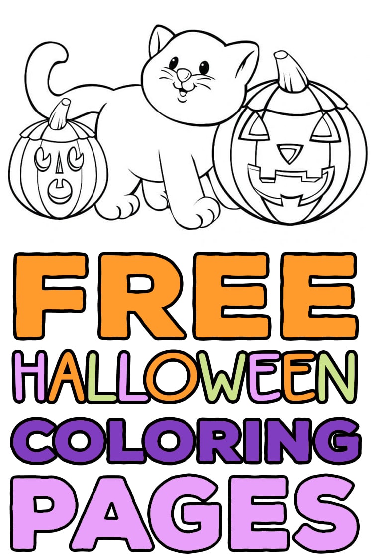 Free halloween coloring pages for adults kids