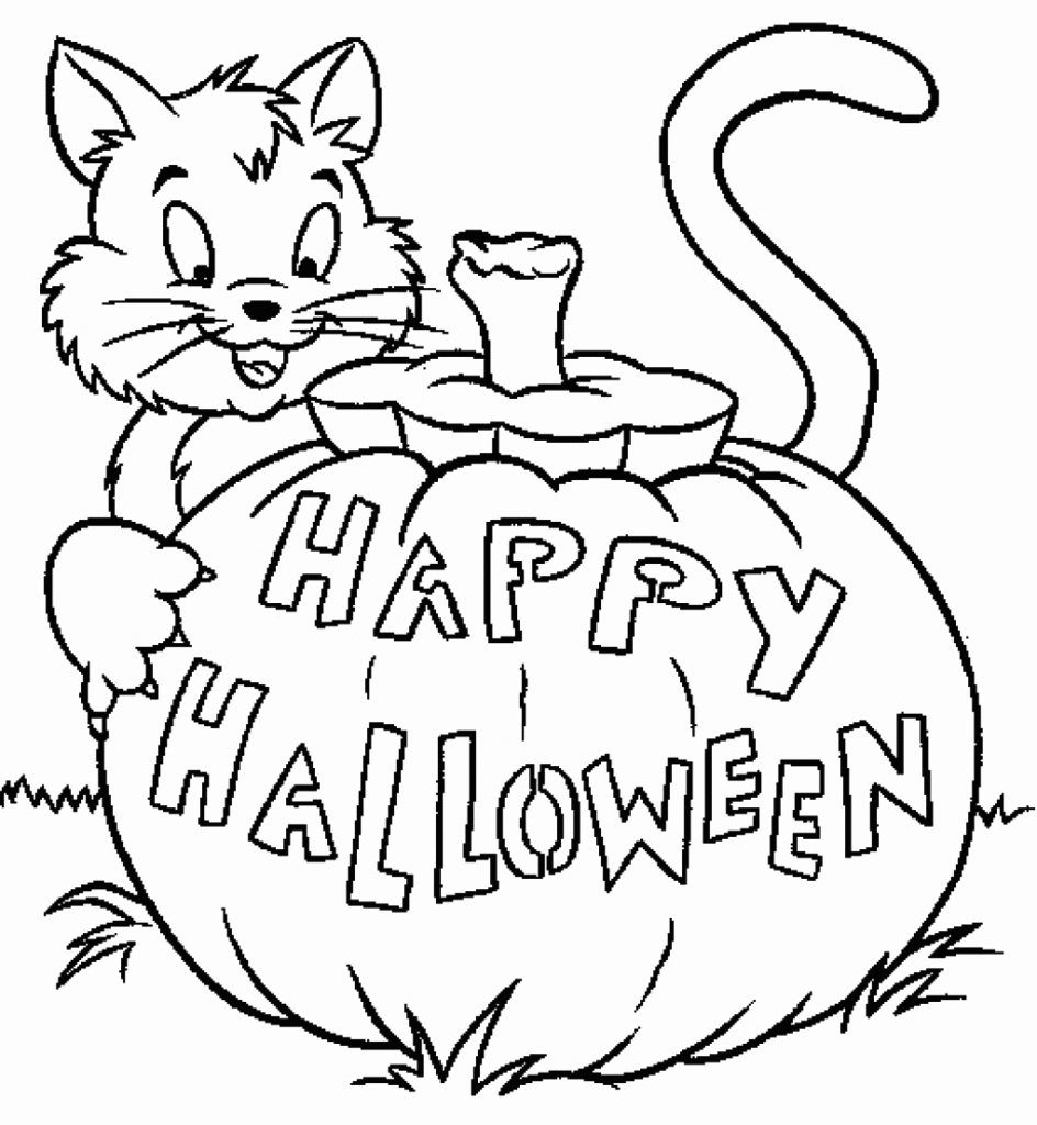 Free printable halloween coloring pages for kids