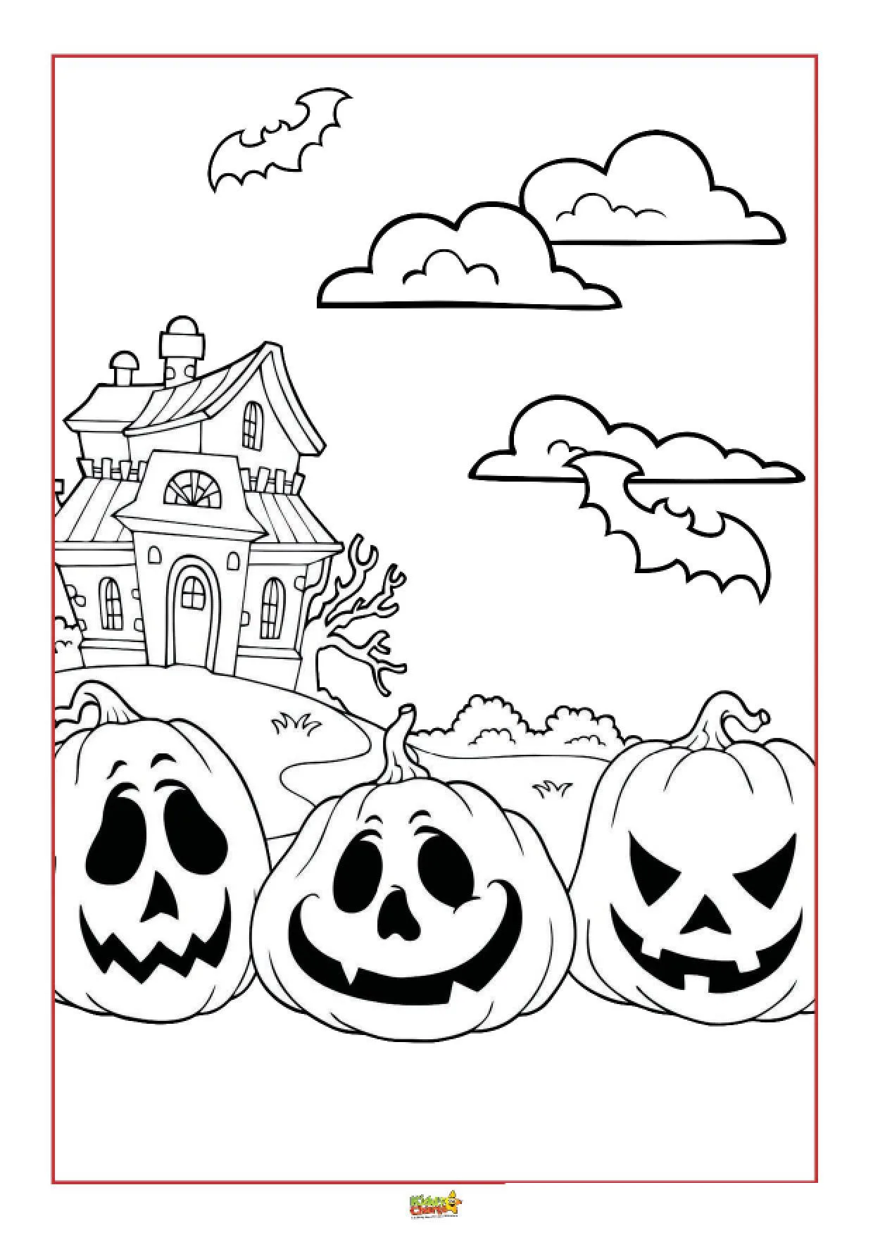 Halloween coloring pages for kids