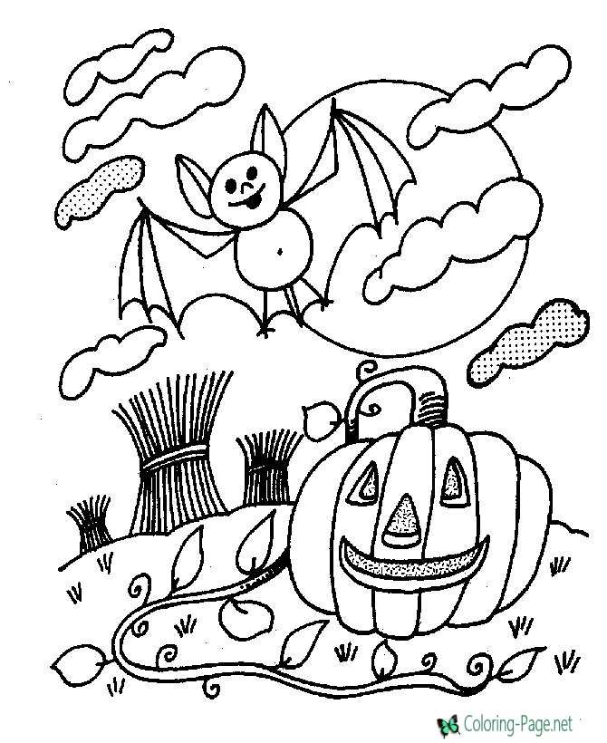 Halloween coloring pages