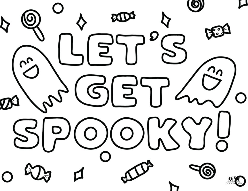 Free printable ghost coloring pages