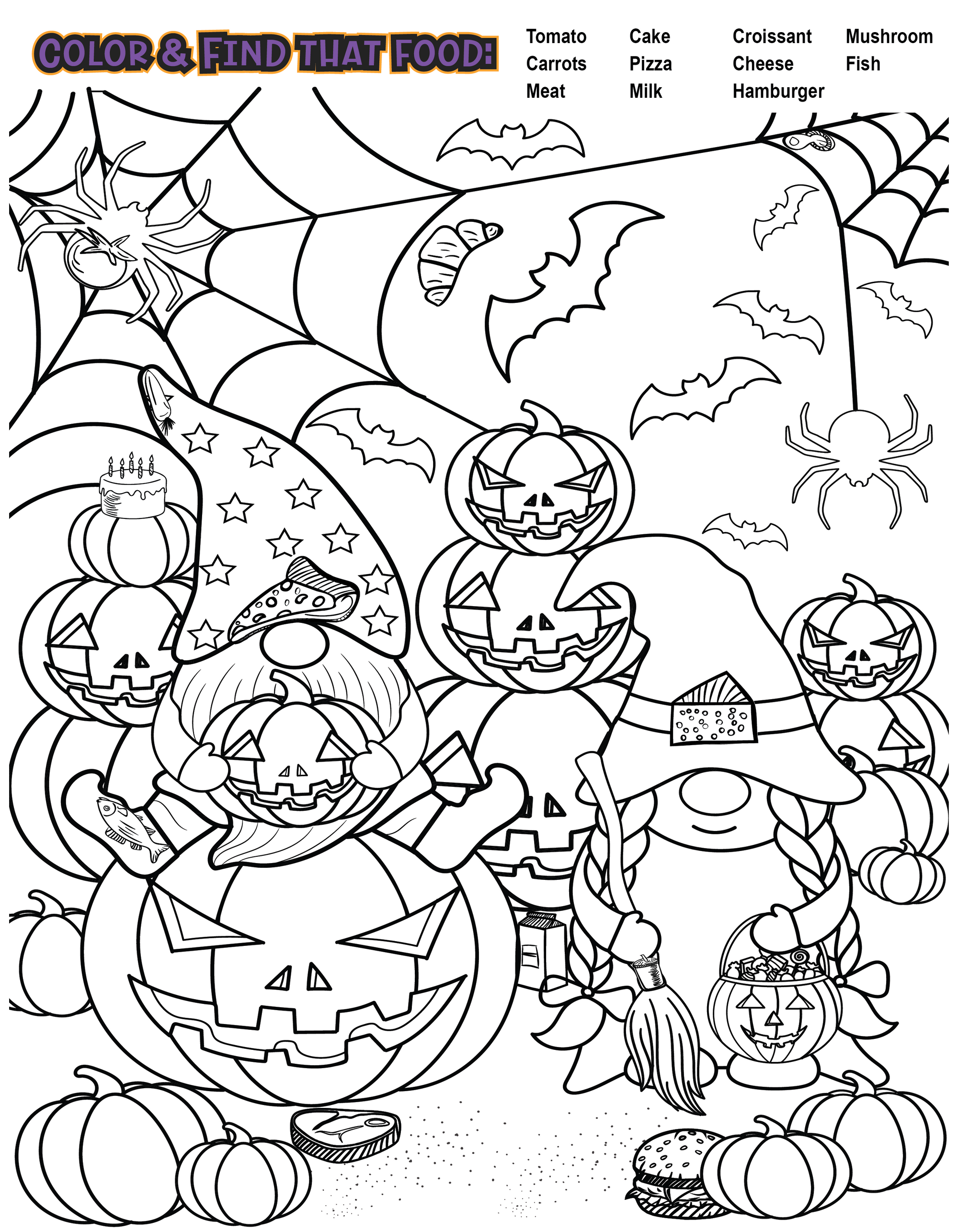 Free halloween activities for kids printables