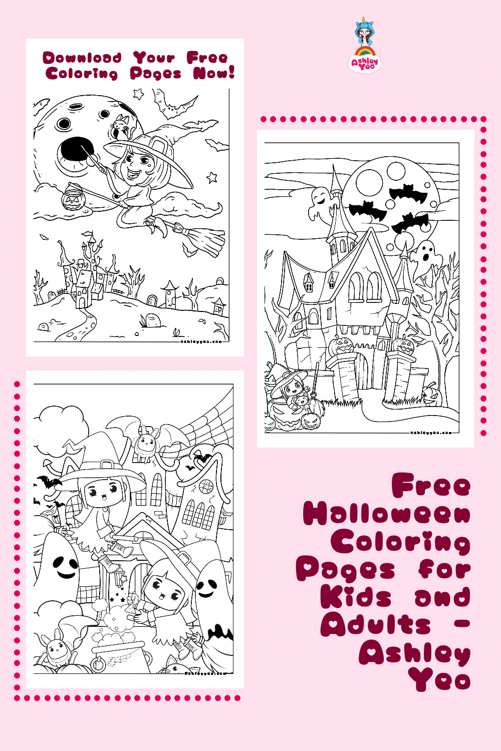 Free halloween coloring pages for kids